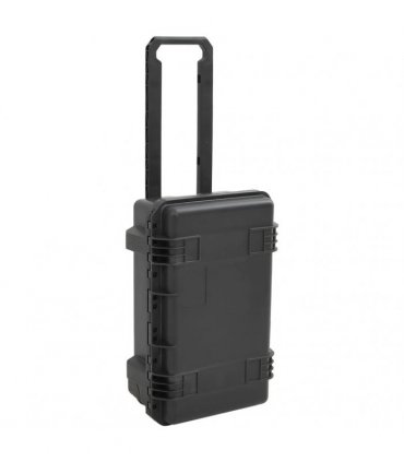vidaXL Portable Flight Case Black 55x35x22.5 cm PP — Size: 55 x 35 x 22.5 cm