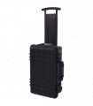 vidaXL Wheel-equipped Tool/Equipment Case with Pick & Pluck Foam Inside — Colour: black, Size: 56 x 35 x 23 cm
