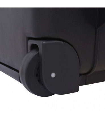 vidaXL Wheel-equipped Tool/Equipment Case with Pick & Pluck Foam Inside — Colour: black, Size: 56 x 35 x 23 cm