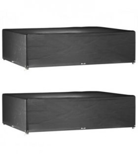 vidaXL Garden Furniture Covers 2 pcs 16 Eyelets 300x200x75 cm Rectangular — Size: 300 x 200 x 75 cm