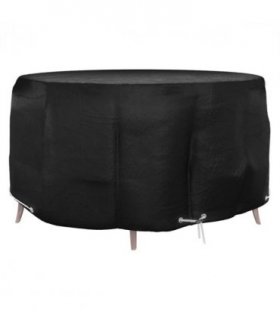vidaXL Garden Furniture Cover 10 Eyelets Ø230x90 cm Round — Size: Ø 230 x 90 cm