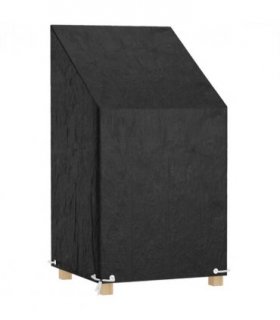 vidaXL Graden Chair Cover 8 Eyelets 65x65x80/120 cm Polyethylene — Size: 65 x 65 x 80/120 cm