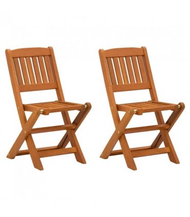 vidaXL Dining Set | Natural wood | Solid eucalyptus wood | Children's size — Model: with bench