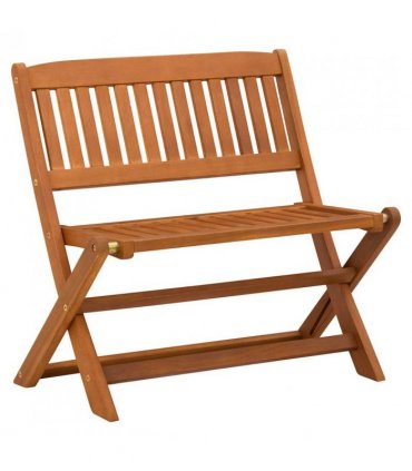 vidaXL Dining Set | Natural wood | Solid eucalyptus wood | Children's size — Model: with bench