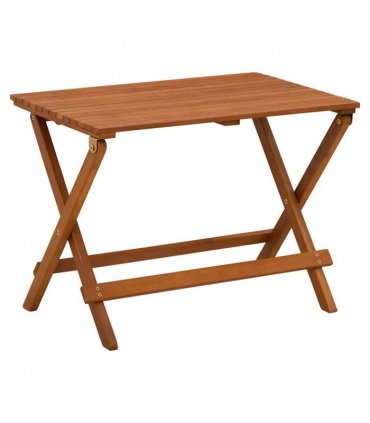 vidaXL Dining Set | Natural wood | Solid eucalyptus wood | Children's size — Model: with bench
