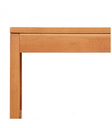 vidaXL Garden Bench 110 cm Solid Wood Eucalyptus — Size: 110 x 35 x 45 cm