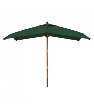 vidaXL Garden Parasol | Green | Polyester Fabric | Large