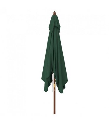 vidaXL Garden Parasol | Green | Polyester Fabric | Large