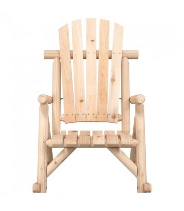 vidaXL Garden Rocking Chair | Natural Wood | Solid spruce wood | Medium — Model: armchair