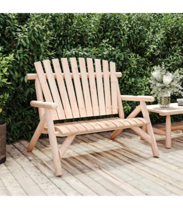 vidaXL Garden Bench | Natural wood | Solid spruce wood | Medium | Ergonomic