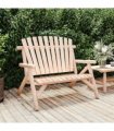 vidaXL Garden Bench | Natural wood | Solid spruce wood | Medium | Ergonomic