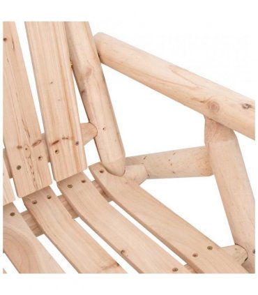 vidaXL Garden Bench | Natural wood | Solid spruce wood | Medium | Ergonomic