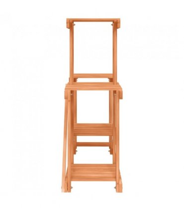 vidaXL Flower Stand 90x25x73.5 cm Solid Wood Fir — Colour: light brown, Size: 90 x 25 x 73.5 cm