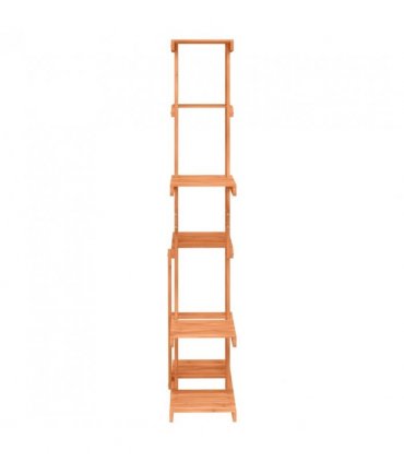 vidaXL Flower Stand 75x25x140.5 cm Solid Wood Fir — Colour: light brown, Size: 75 x 25 x 140.5 cm
