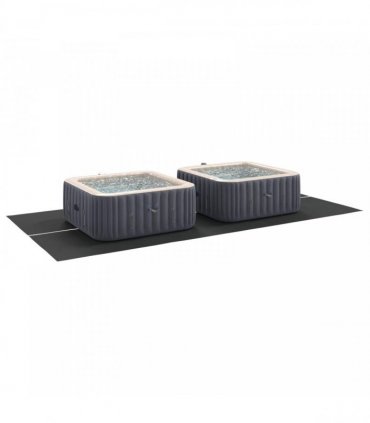 vidaXL Pool Ground Sheet Black 500 x 250 x 0.1 cm Non-woven Fabric — Size: 500 x 250 cm