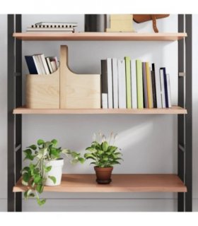 vidaXL Wall Shelf Light Brown 80x40x2 cm Treated Solid Wood Oak — Size: 80 x 40 x 2 cm
