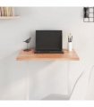 vidaXL Table Top Light Brown 60x60x2 cm Treated Solid Wood Oak — Size: 60 x 60 x 2 cm