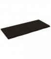 vidaXL Table Top Dark Brown 140x60x(2-4) cm Treated Solid Wood Oak — Size: 140 x 60 x 4 cm