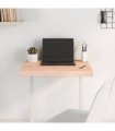 vidaXL Table Top 60x50x(2-6) cm Untreated Solid Wood Oak — Colour: natural, Size: 60 x 50 x 6 cm