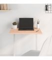vidaXL Table Top 60x40x2 cm Untreated Solid Wood Oak — Colour: natural, Size: 60 x 40 x 2 cm