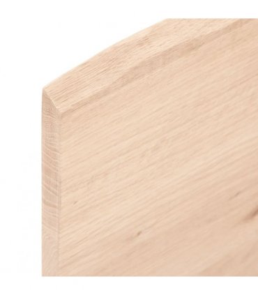 vidaXL Table Top 60x40x2 cm Untreated Solid Wood Oak — Colour: natural, Size: 60 x 40 x 2 cm