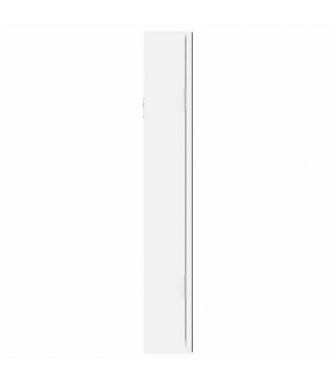 vidaXL Mirror Jewellery Cabinet with LED Lights Wall Mounted White — V0671963101