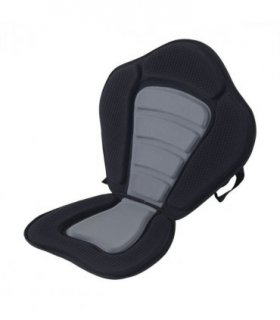 Universal Kayak Seat Black Neoprene EVA 76L x 53W x 3T cm Padded Backrest