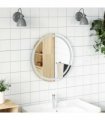 vidaXL LED Bathroom Mirror 60 cm Round