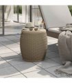 vidaXL 4-in-1 Garden Storage Box Light Brown Polypropylene