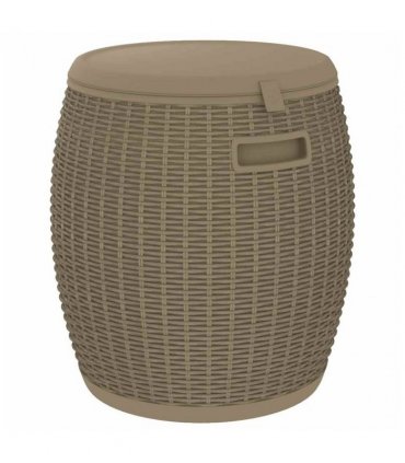 vidaXL 4-in-1 Garden Storage Box Light Brown Polypropylene
