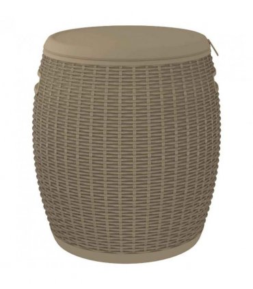 vidaXL 4-in-1 Garden Storage Box Light Brown Polypropylene
