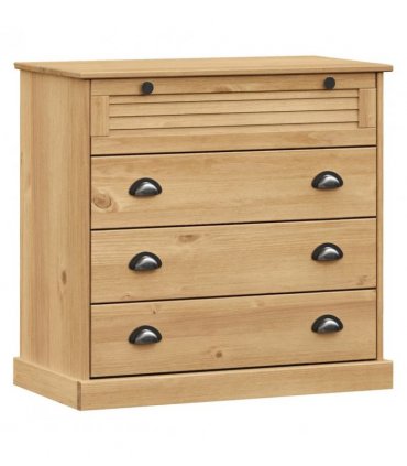 vidaXL Chest of Drawers VIGO 80x40x76 cm Solid Wood Pine — Colour: brown
