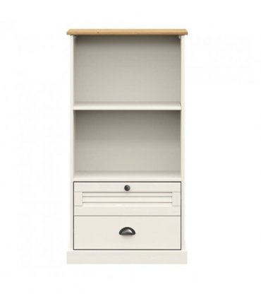 vidaXL Bookcase VIGO White 60x35x114.5 cm Solid Wood Pine