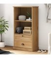 vidaXL Bookcase VIGO 60x35x114.5 cm Solid Wood Pine — Colour: brown