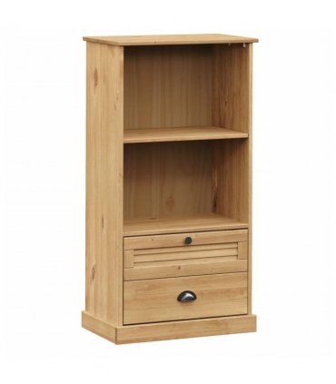 vidaXL Bookcase VIGO 60x35x114.5 cm Solid Wood Pine — Colour: brown