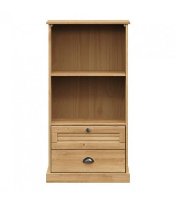 vidaXL Bookcase VIGO 60x35x114.5 cm Solid Wood Pine — Colour: brown