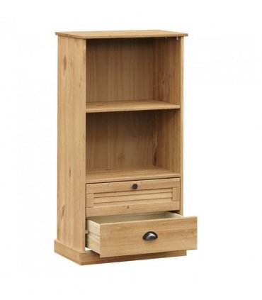 vidaXL Bookcase VIGO 60x35x114.5 cm Solid Wood Pine — Colour: brown