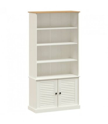 vidaXL Bookcase VIGO White 85x35x170 cm Solid Wood Pine