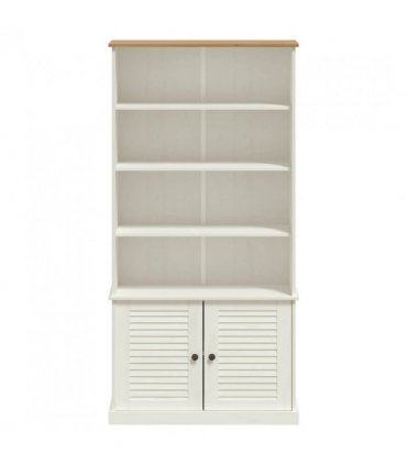 vidaXL Bookcase VIGO White 85x35x170 cm Solid Wood Pine