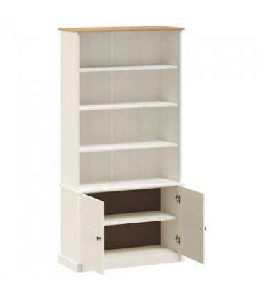 vidaXL Bookcase VIGO White 85x35x170 cm Solid Wood Pine