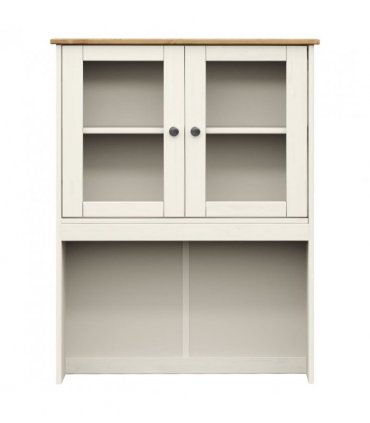 vidaXL Dresser Top VIGO White 78x30x100 cm Solid Wood Pine
