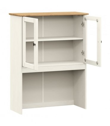 vidaXL Dresser Top VIGO White 78x30x100 cm Solid Wood Pine