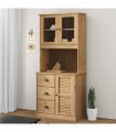 vidaXL Dresser Top VIGO 78x30x100 cm Solid Wood Pine — Colour: brown