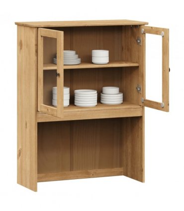 vidaXL Dresser Top VIGO 78x30x100 cm Solid Wood Pine — Colour: brown
