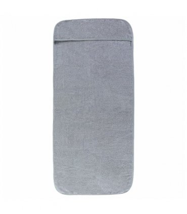 vidaXL Beach Towels 2 pcs Grey 75x200 cm Fabric 400 GSM — Size: 75 x 200 cm