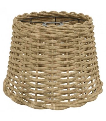 vidaXL Ceiling Lamp Shade Brown Ø30x20 cm Wicker — Size: Ø 30 x 20 cm