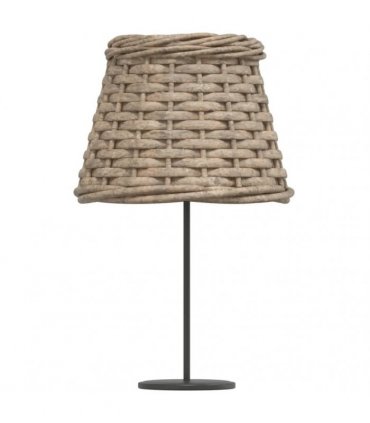 vidaXL Lamp Shade Brown Ø15x12 cm Wicker — Size: Ø 15 x 12 cm
