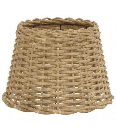 vidaXL Lamp Shade Brown Ø30x20 cm Wicker — Size: Ø 30 x 20 cm