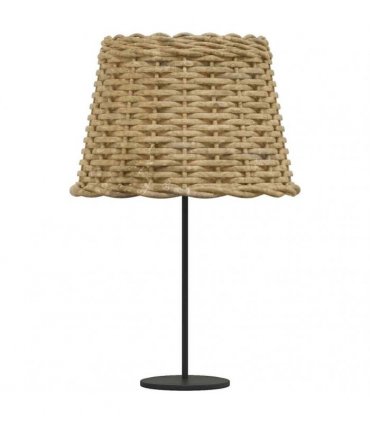vidaXL Lamp Shade Brown Ø30x20 cm Wicker — Size: Ø 30 x 20 cm