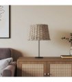 vidaXL Lamp Shade Brown Ø40x26 cm Wicker — Size: Ø 40 x 26 cm